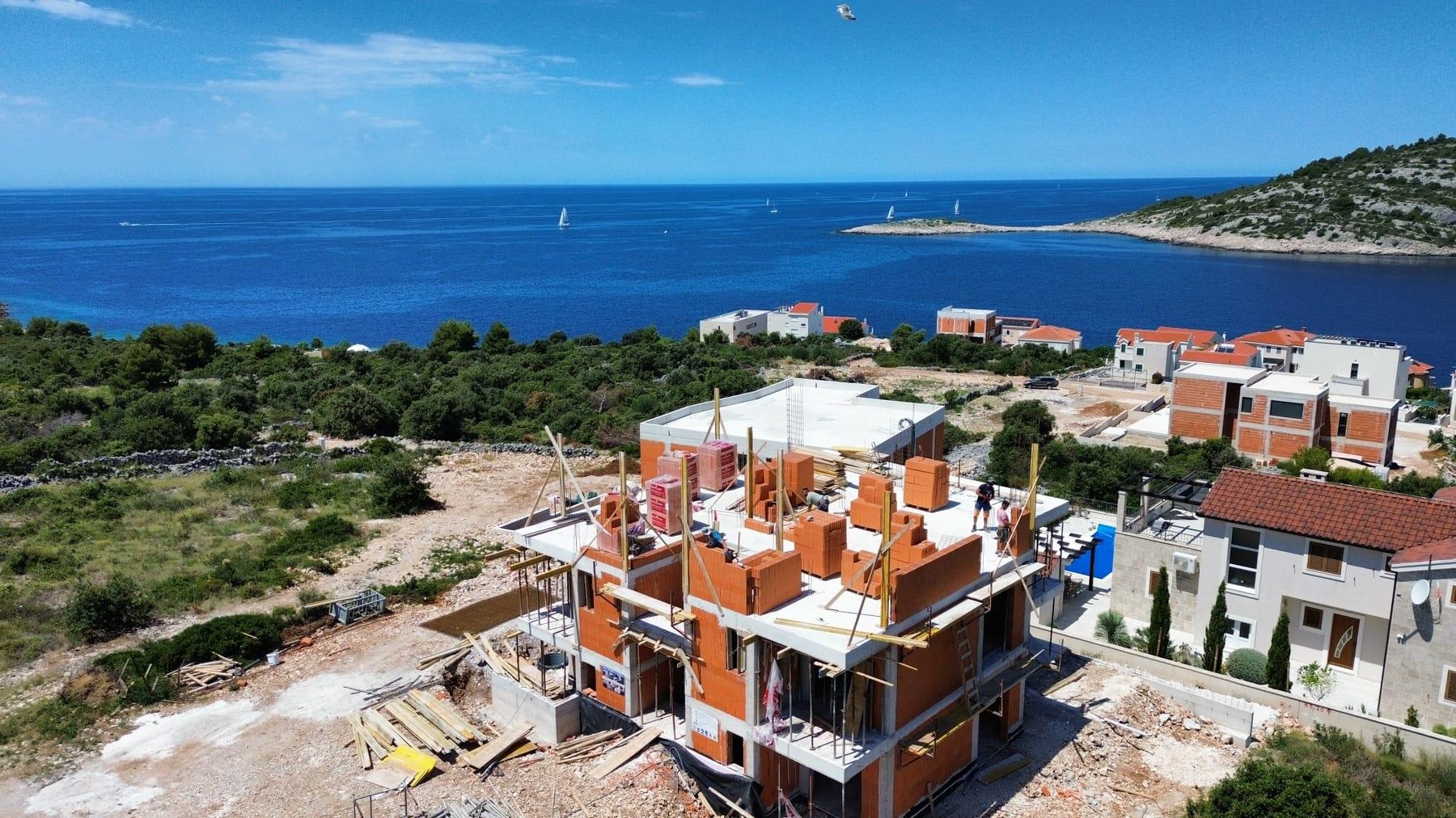 Gradilište novogradnje Ražanj Stanovi